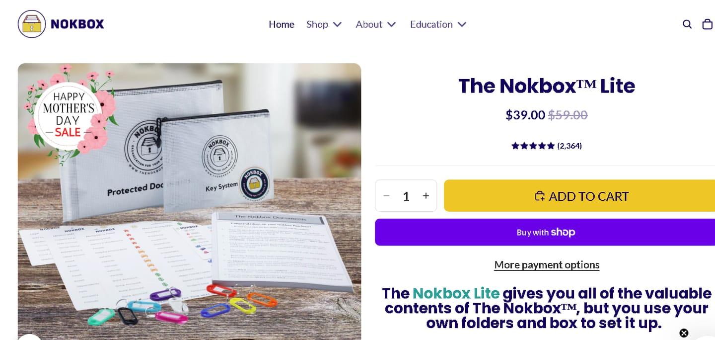 Customer photo review of The Nokbox™ Lite
