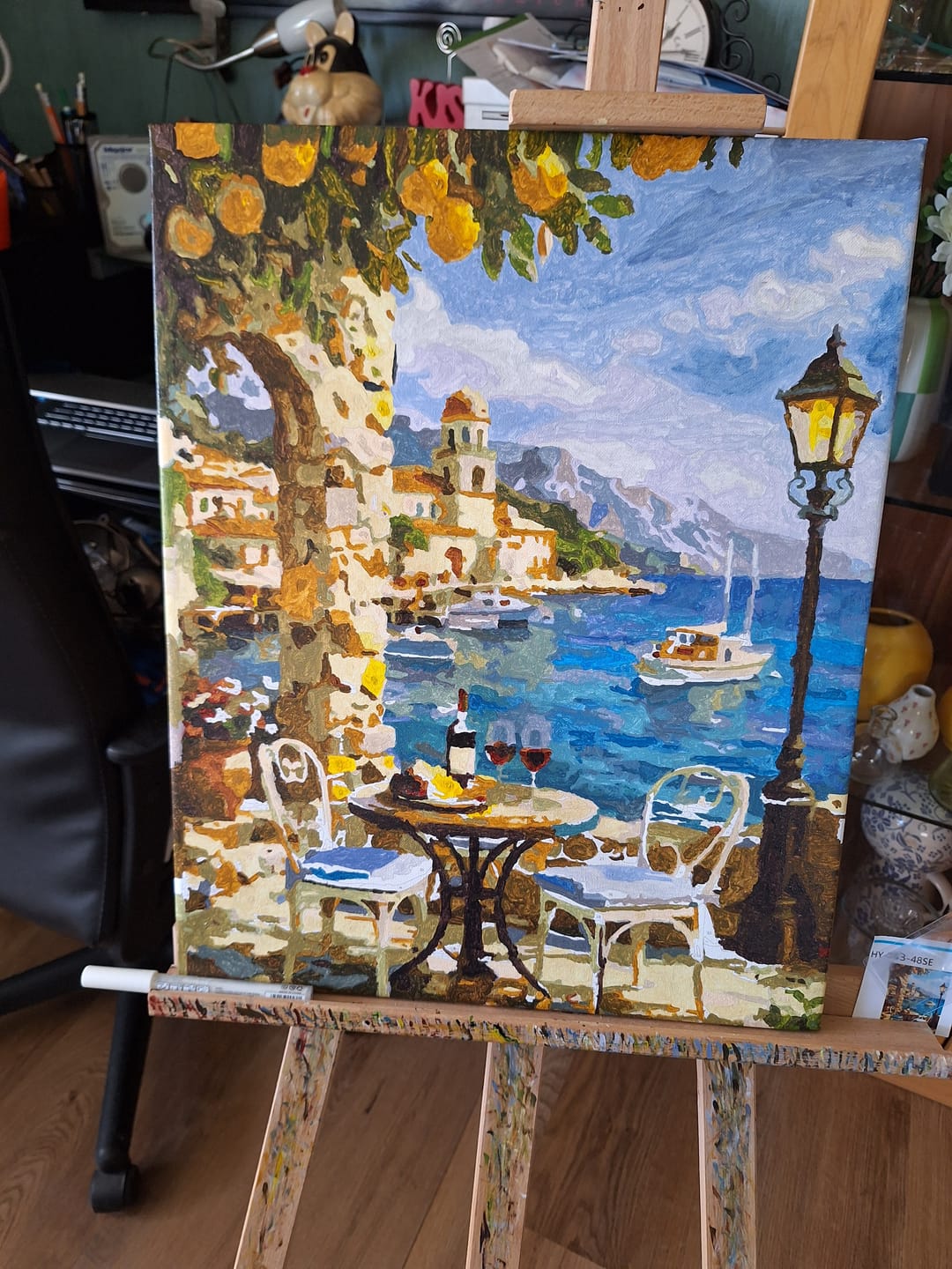 Customer photo review of Malen nach Zahlen - Zitronen im Sommer, Mediterran