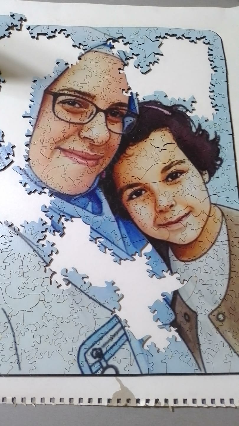 Customer photo review of Kişisel Tasarım - Ahşap Puzzle