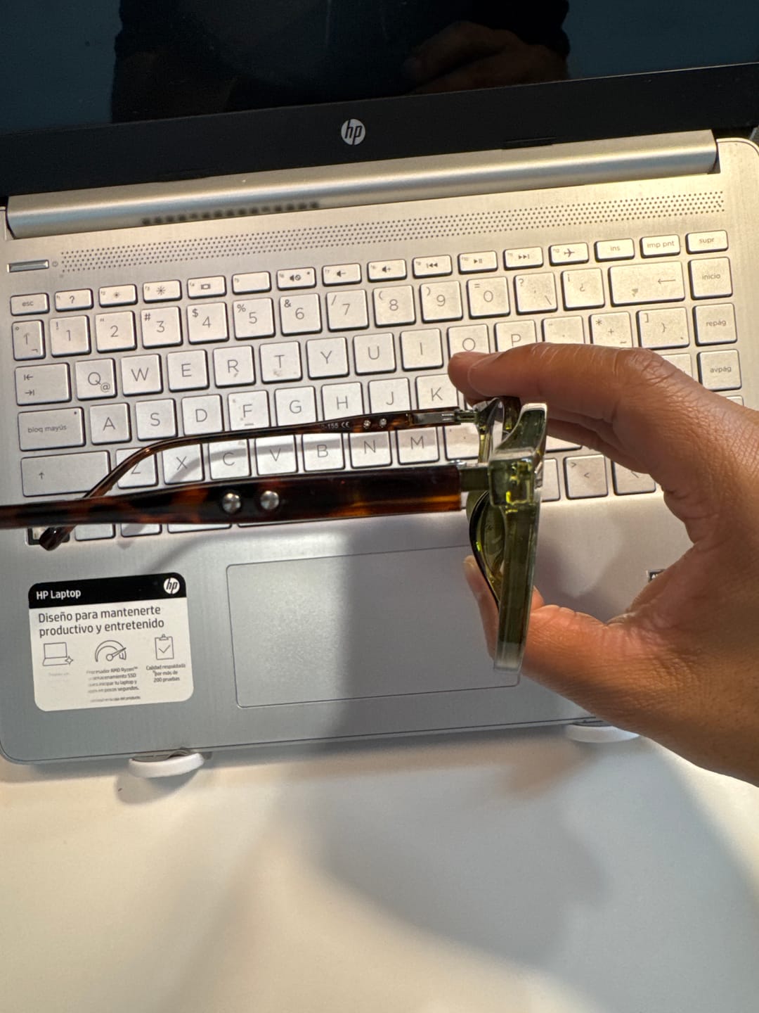 Customer photo review of Aros - Blue Light Glasses