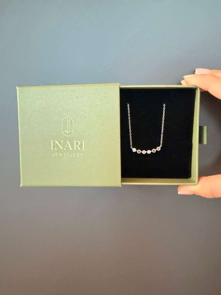 Customer photo review of Love Meter Gold Vermeil Necklaces