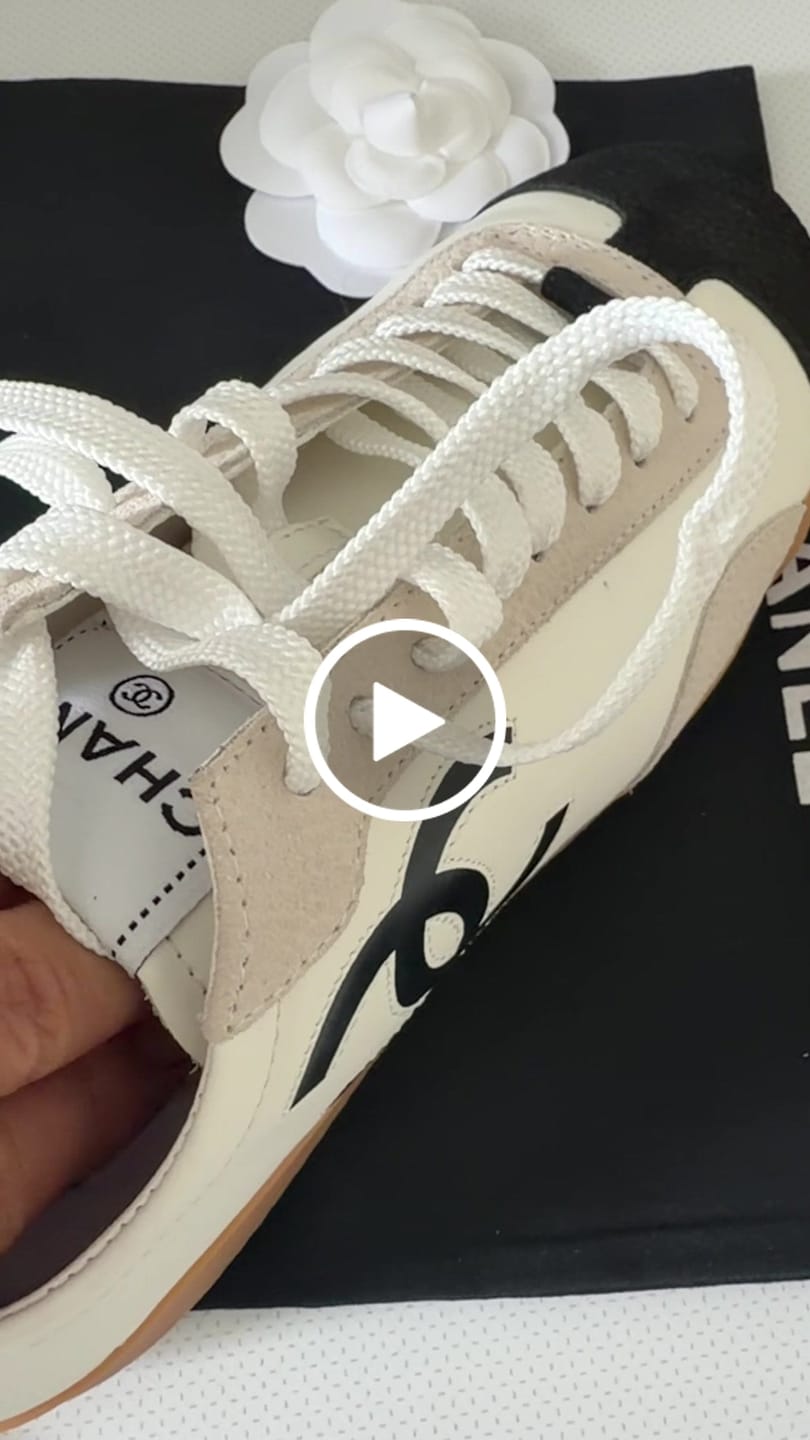 Customer video review of CC 2026 Sneakers Calfskin and Embossed Suede Calfskin