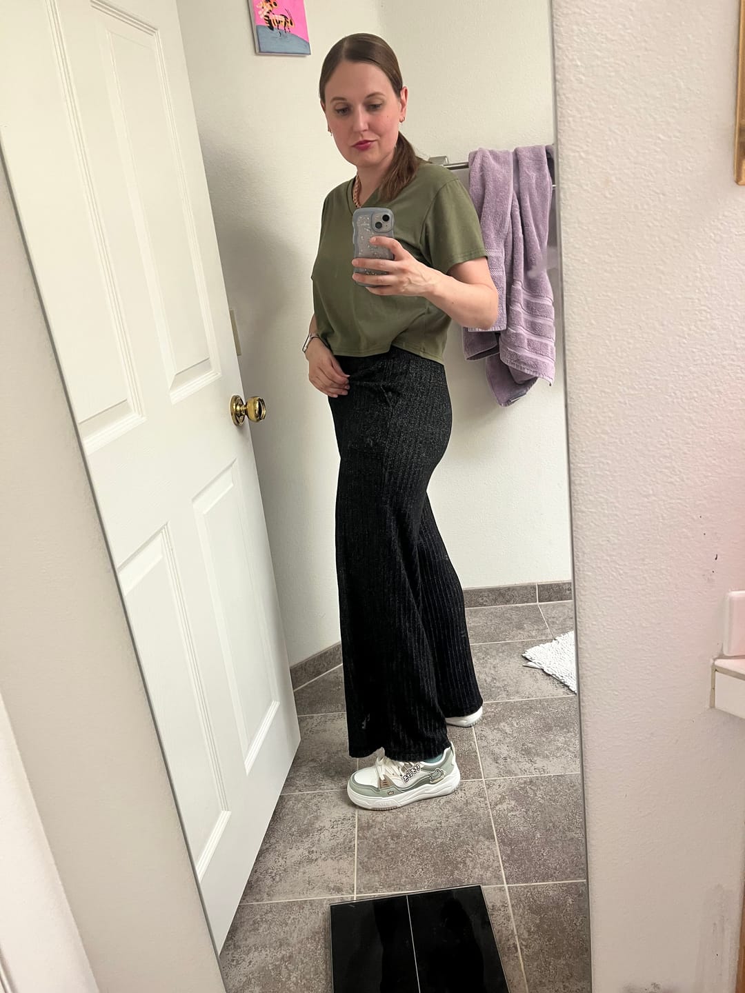 Customer photo review of Kawaii Crown Frog Prince Casual Green Shoes - Women's