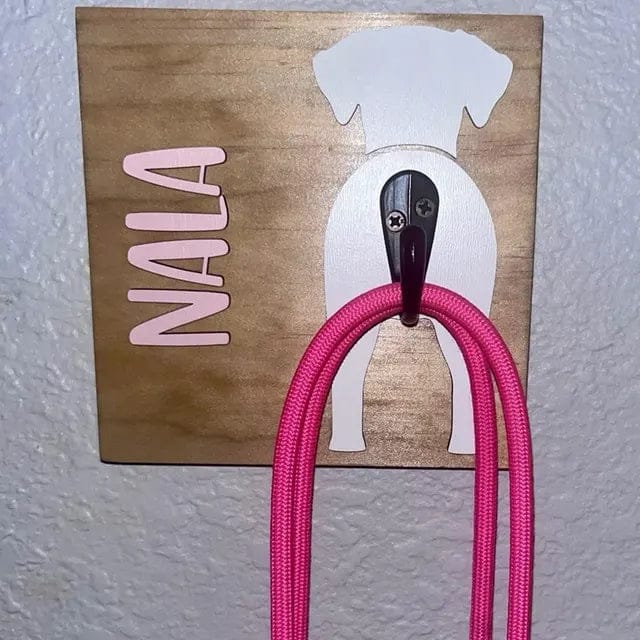 Customer photo review of Personalized Dog Butt Leash Holder