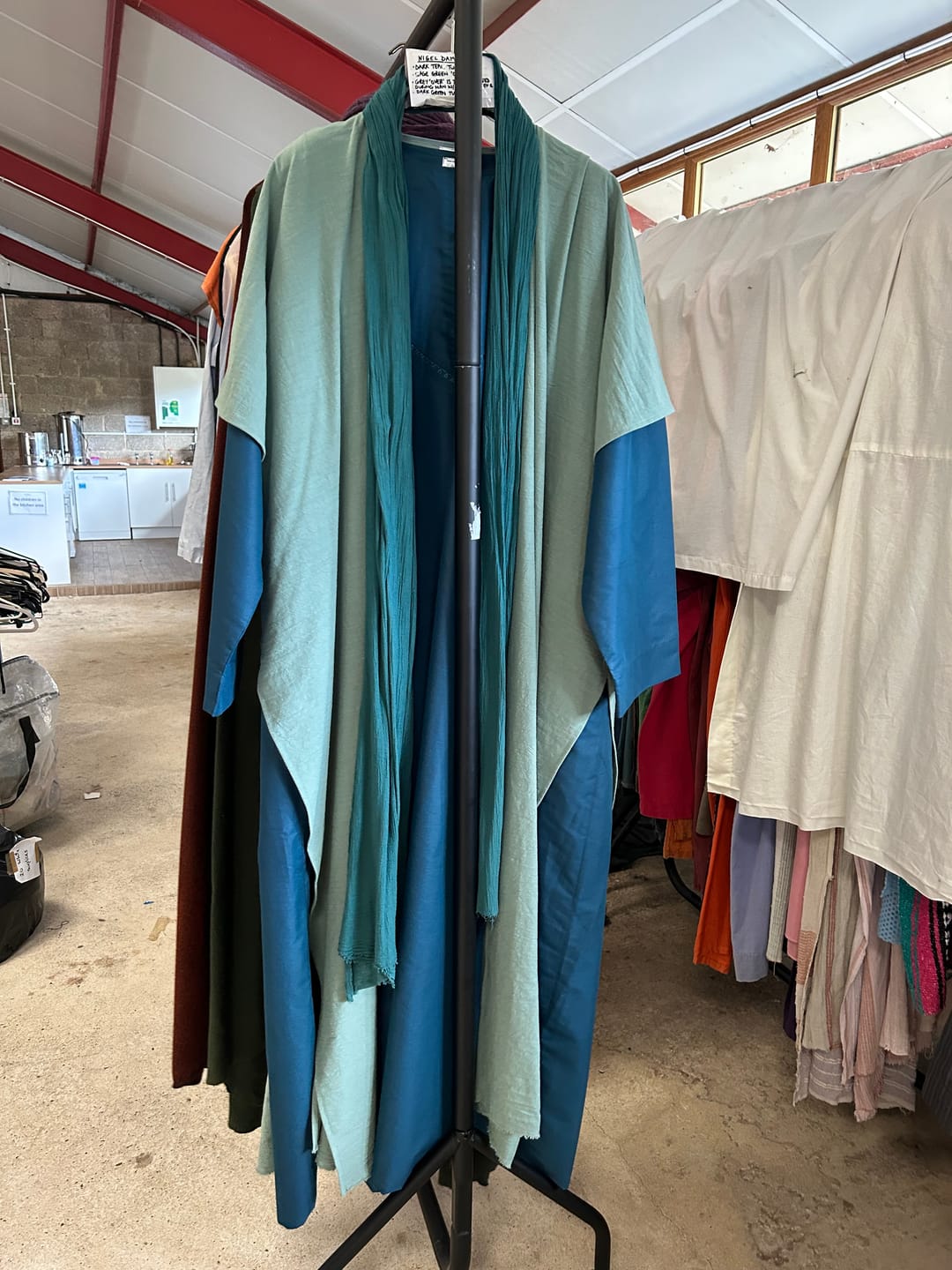 Customer photo review of Linen Feel 100% Cotton Fabric