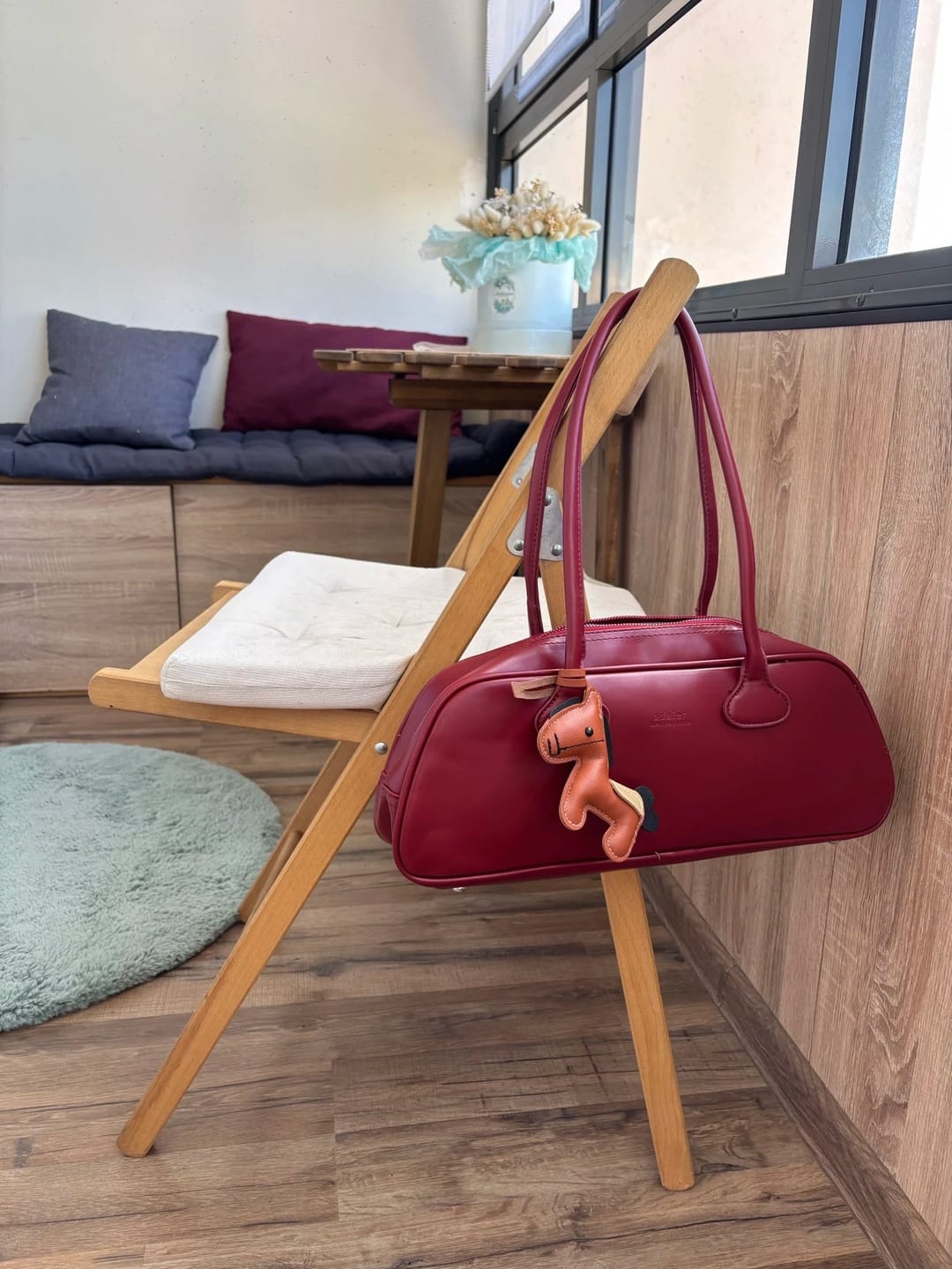 Customer photo review of Sophia Long Handle Shoulder Bag