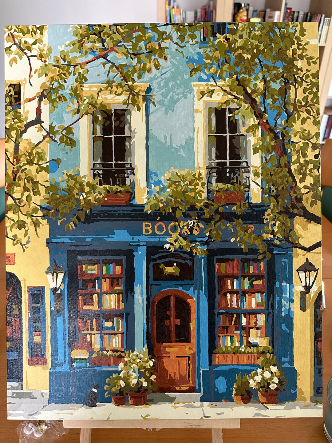 Customer photo review of Malen nach Zahlen - Die blaue Buchhandlung