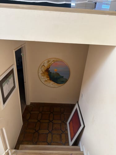 Customer review photo for Round Wall Art #RWA013