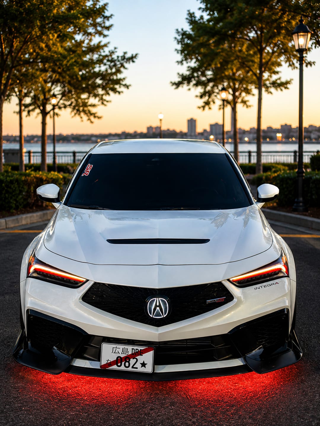 Customer photo review of Custom Japanese License Plate - Vanity & Magnetic Cover
