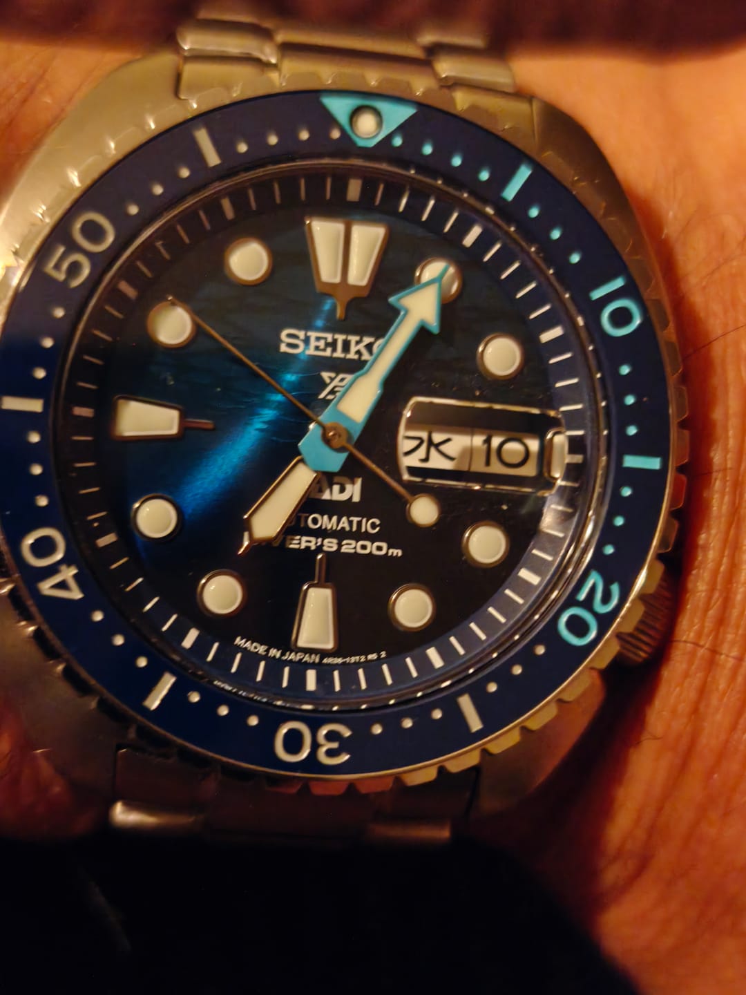 Customer photo review of Seiko Prospex PADI Special Edition SBDY125 King Turtle Made in Japan JDM