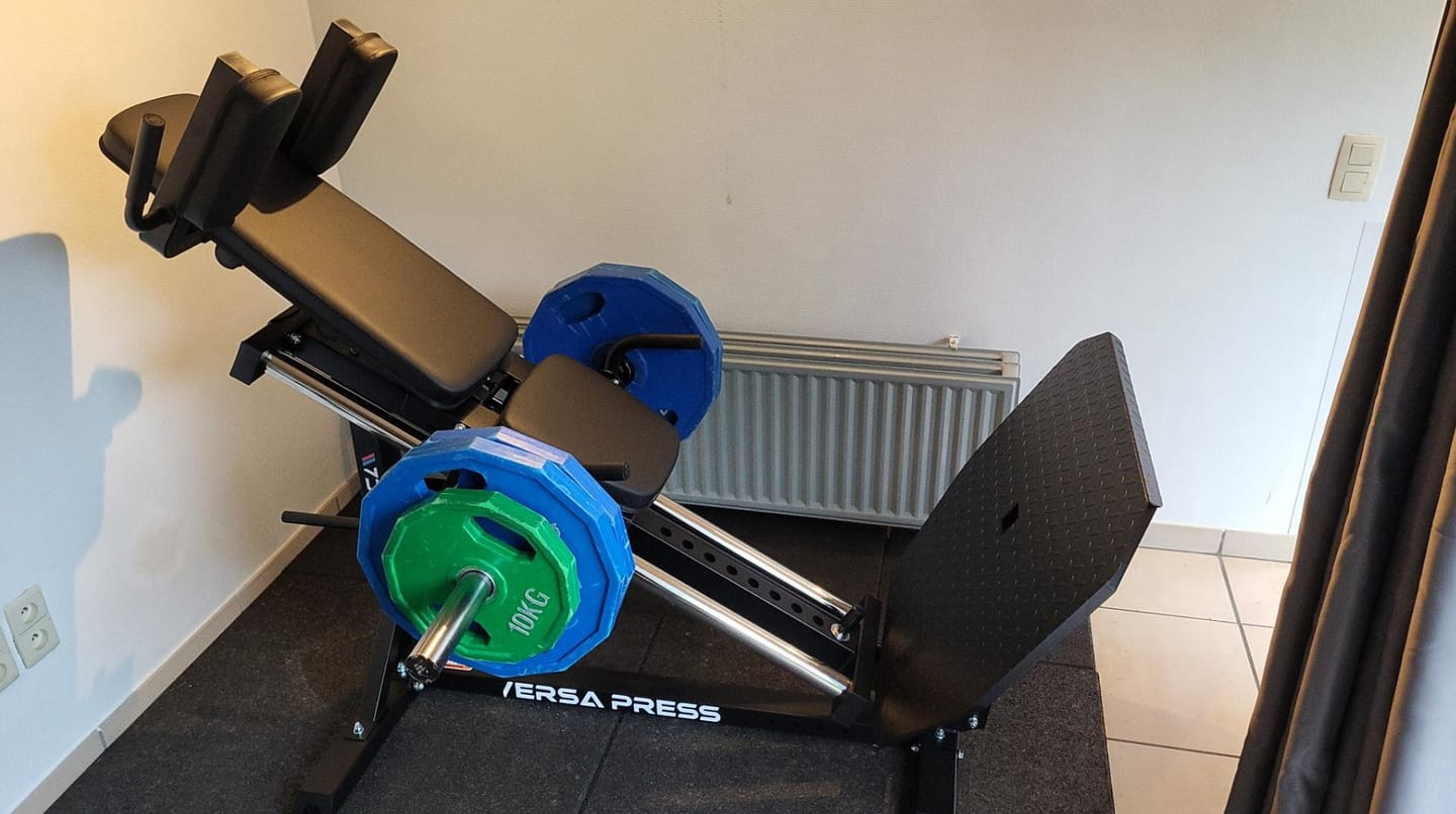 Customer photo review of VERSA | Compact Leg Press | Hackenschmidt Beinpresse
