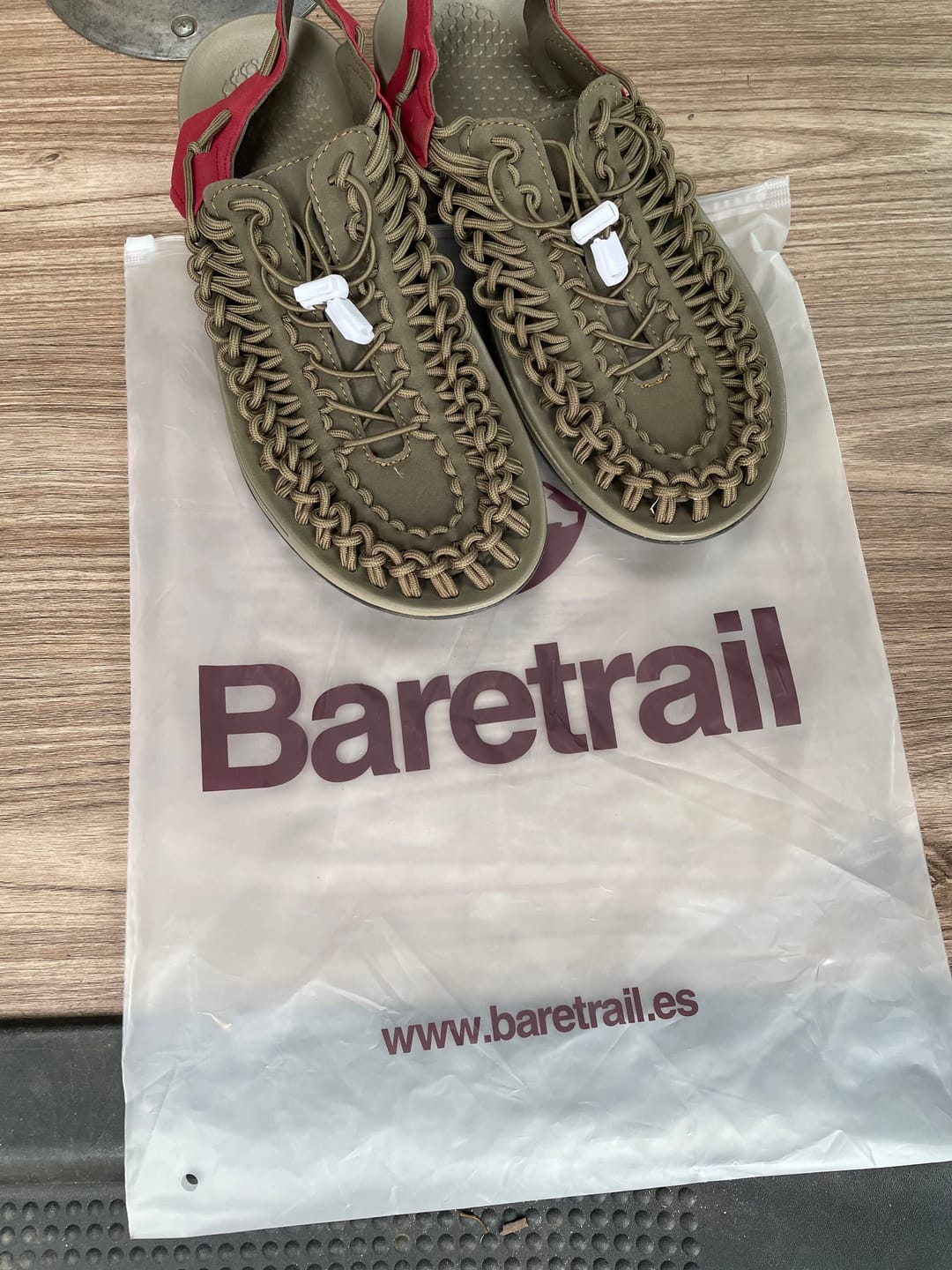 Customer photo review of Sandalias Barefoot unisex TrailStep™