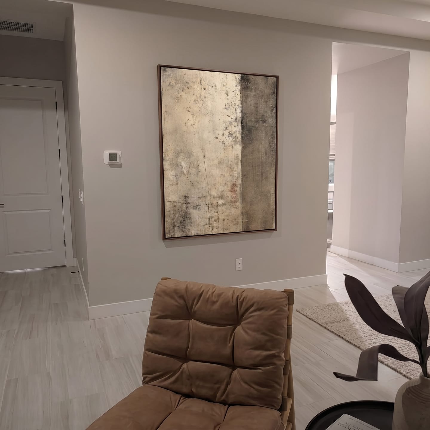 Customer photo review of Neutral Wall Art ｜ Urban-Concrete-Trace
