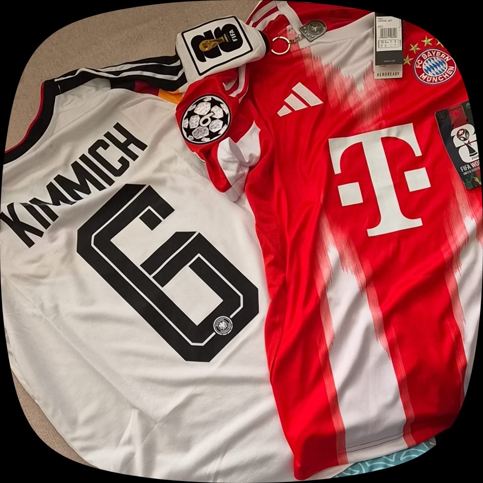 Customer photo review of Joshua Kimmich Germany 2026 World Cup Home Jersey Trikot Maillot