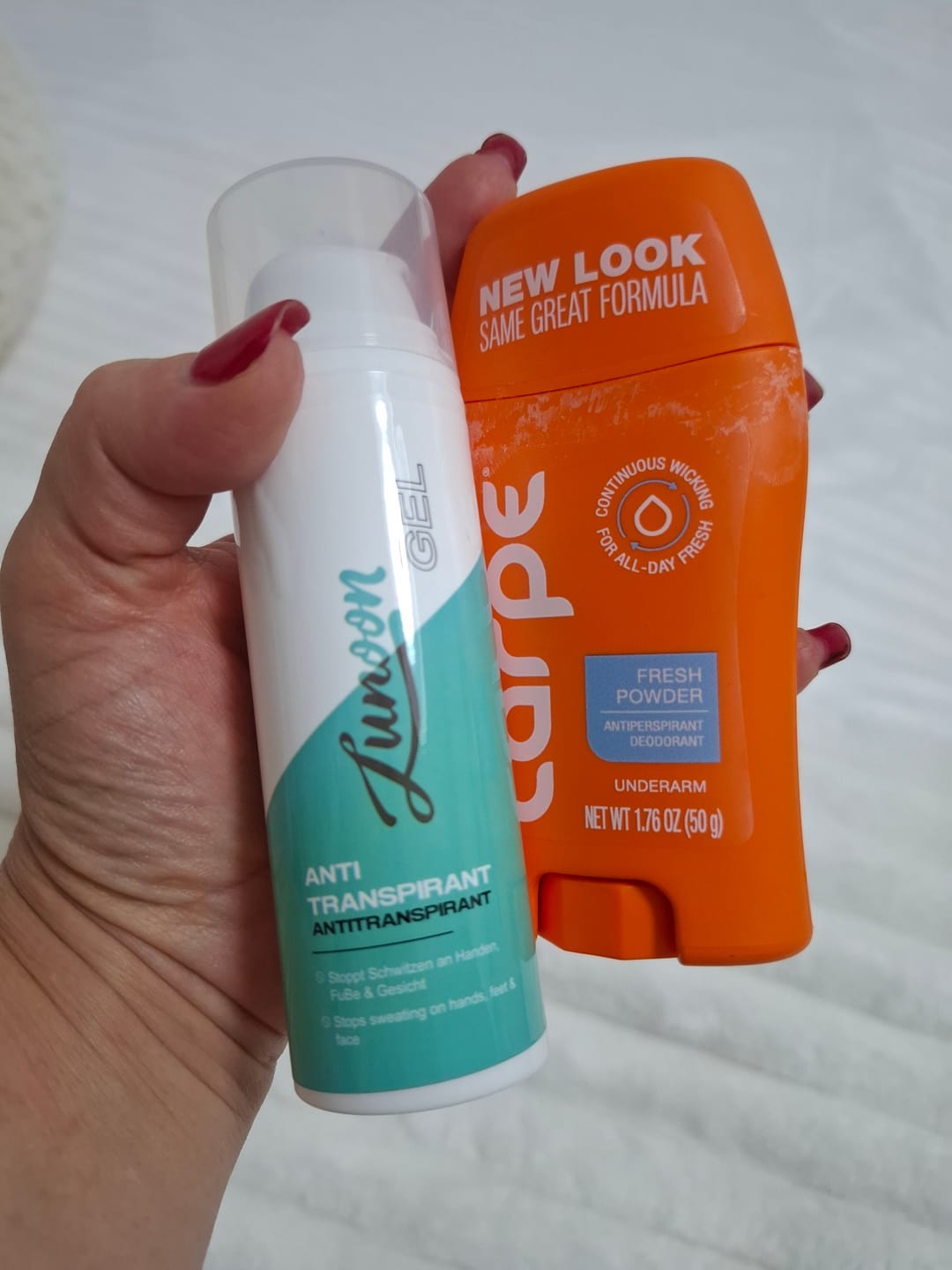 Customer photo review of Carpe Underarm