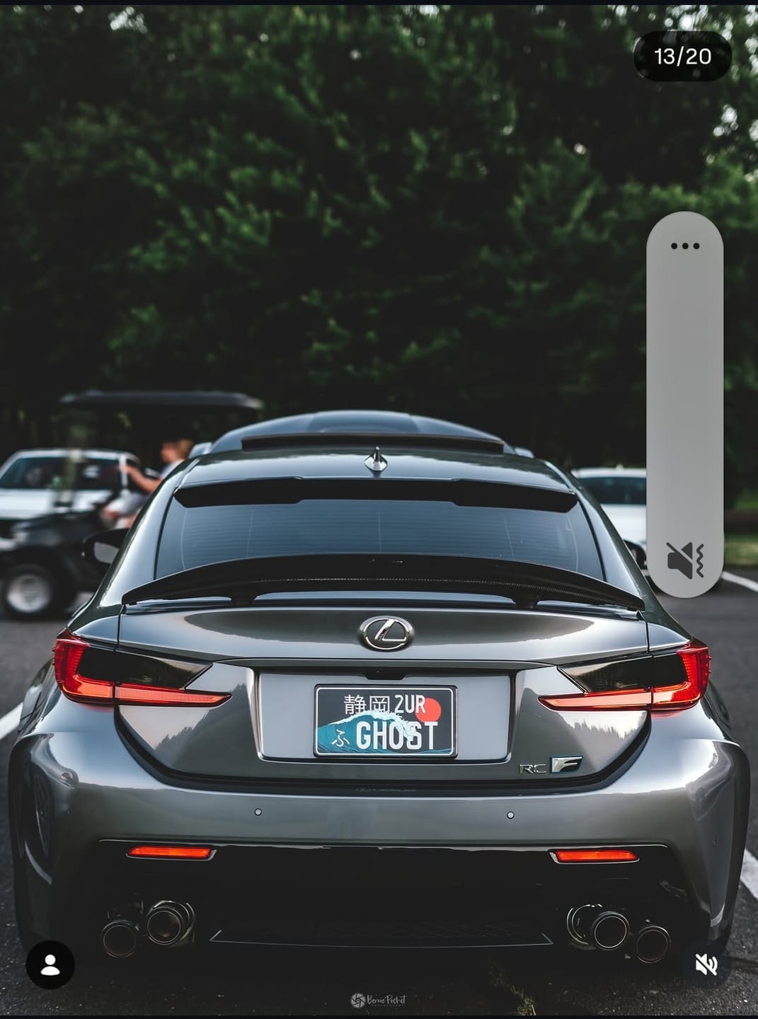Customer photo review of Custom Japanese License Plate - Vanity & Magnetic Cover