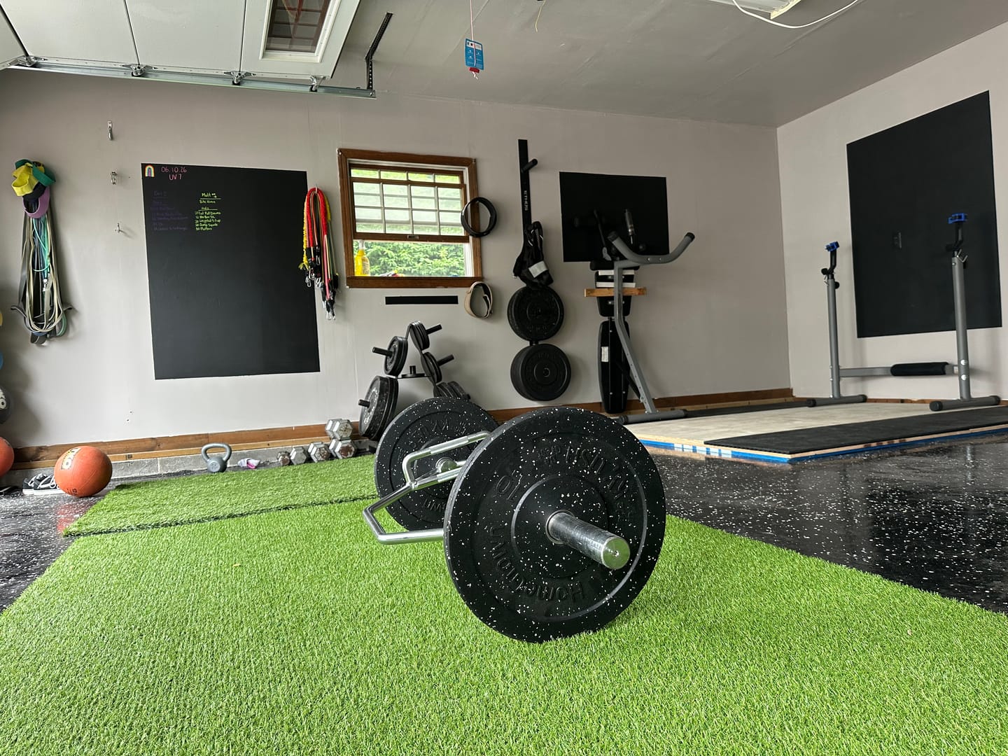 Customer photo review of URA-MAX COLORED Bumper Plate Sets