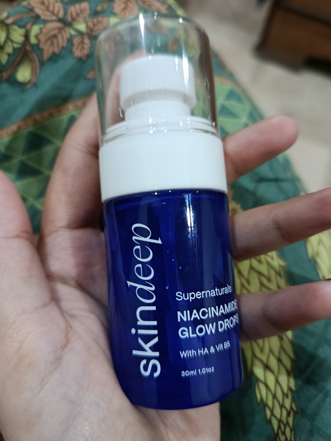 Customer photo review of NIACINAMIDE GLOW DROPS - with HA & Vit B5