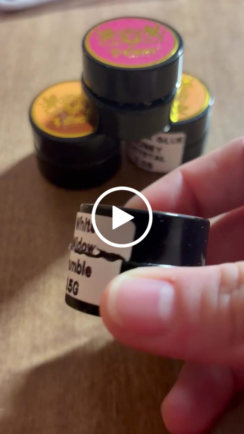 Customer video review of Legendary Crumble White Widow 3.5G (BOGO)