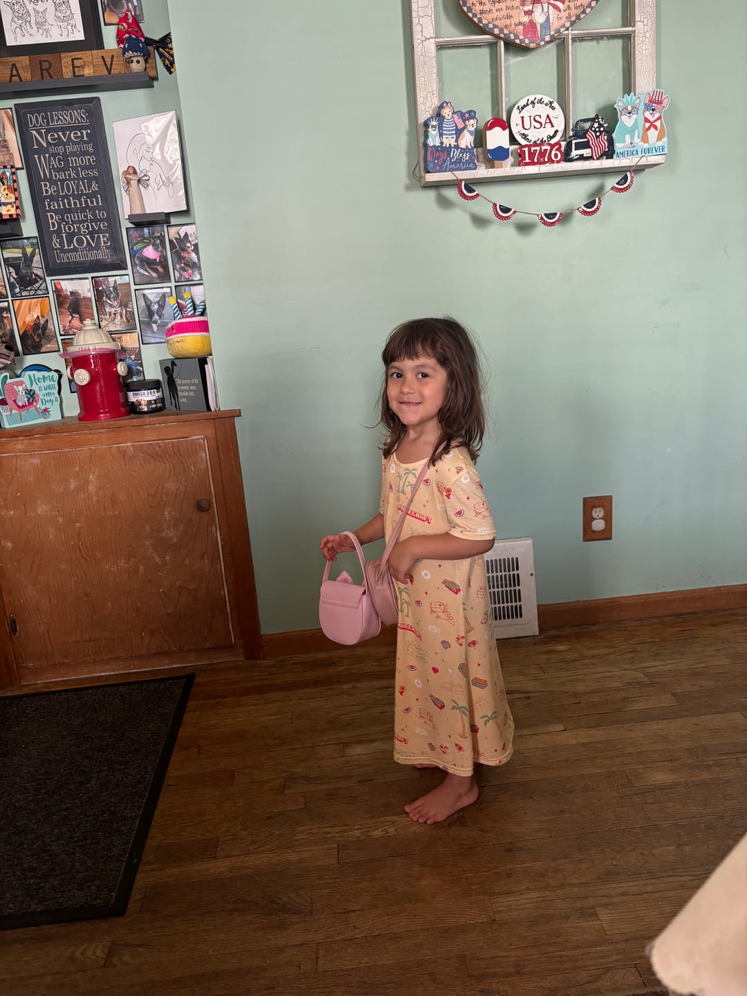 Customer photo review of Minecraft: Summer Vibes Bamboo Girls' Short Sleeve Dress