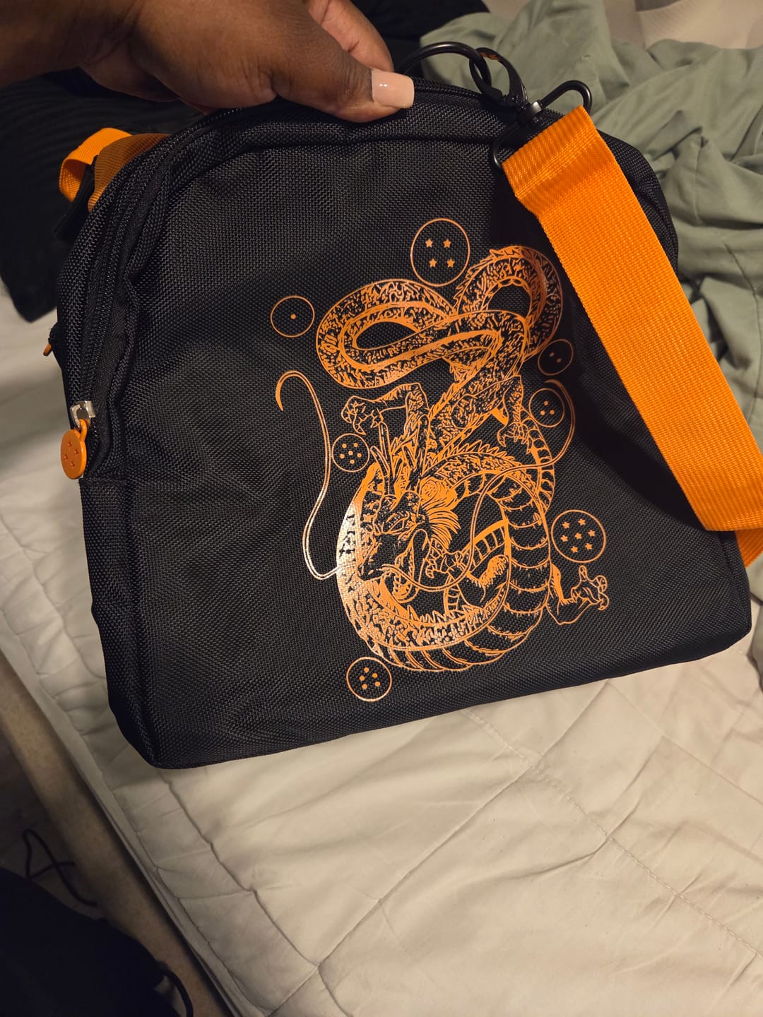 Customer photo review of Dragon Duffel Bag