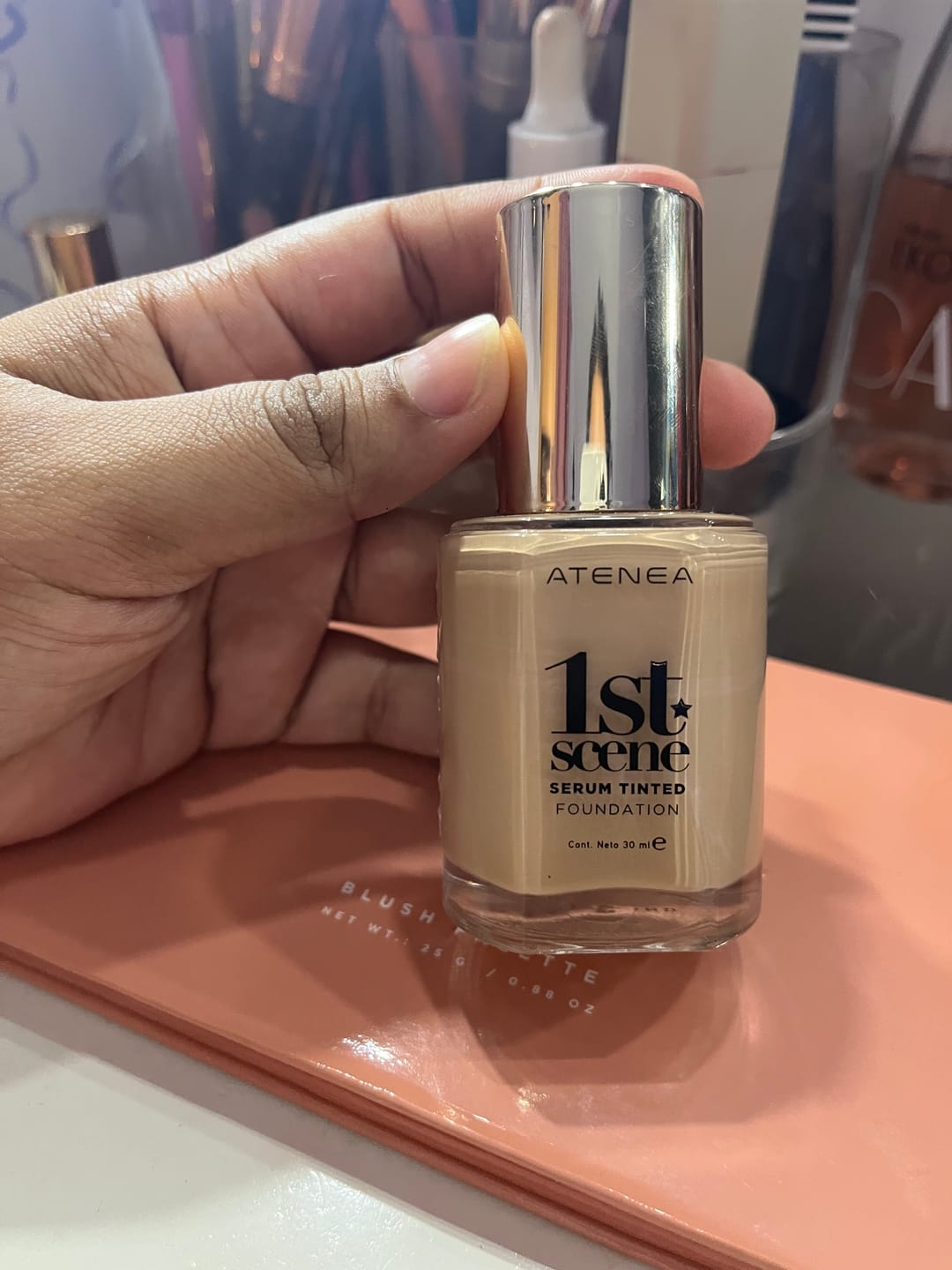 Customer photo review of TINTA DE MAQUILLAJE | SERUM TINTED