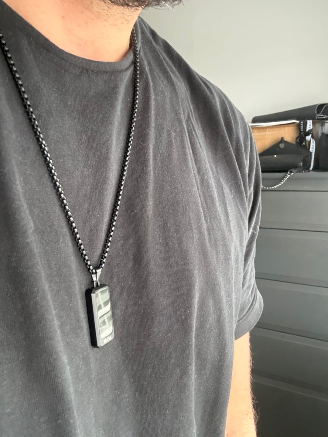 Customer photo review of Mentis | Man Pendant