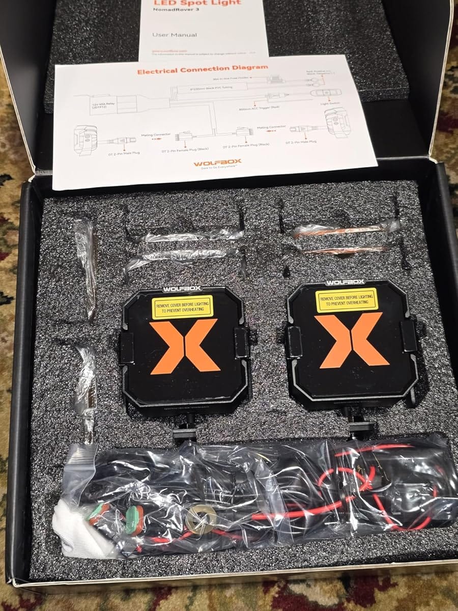 Customer photo review of NomadRover 3" Off-Road LED Pod Lights（Pair）