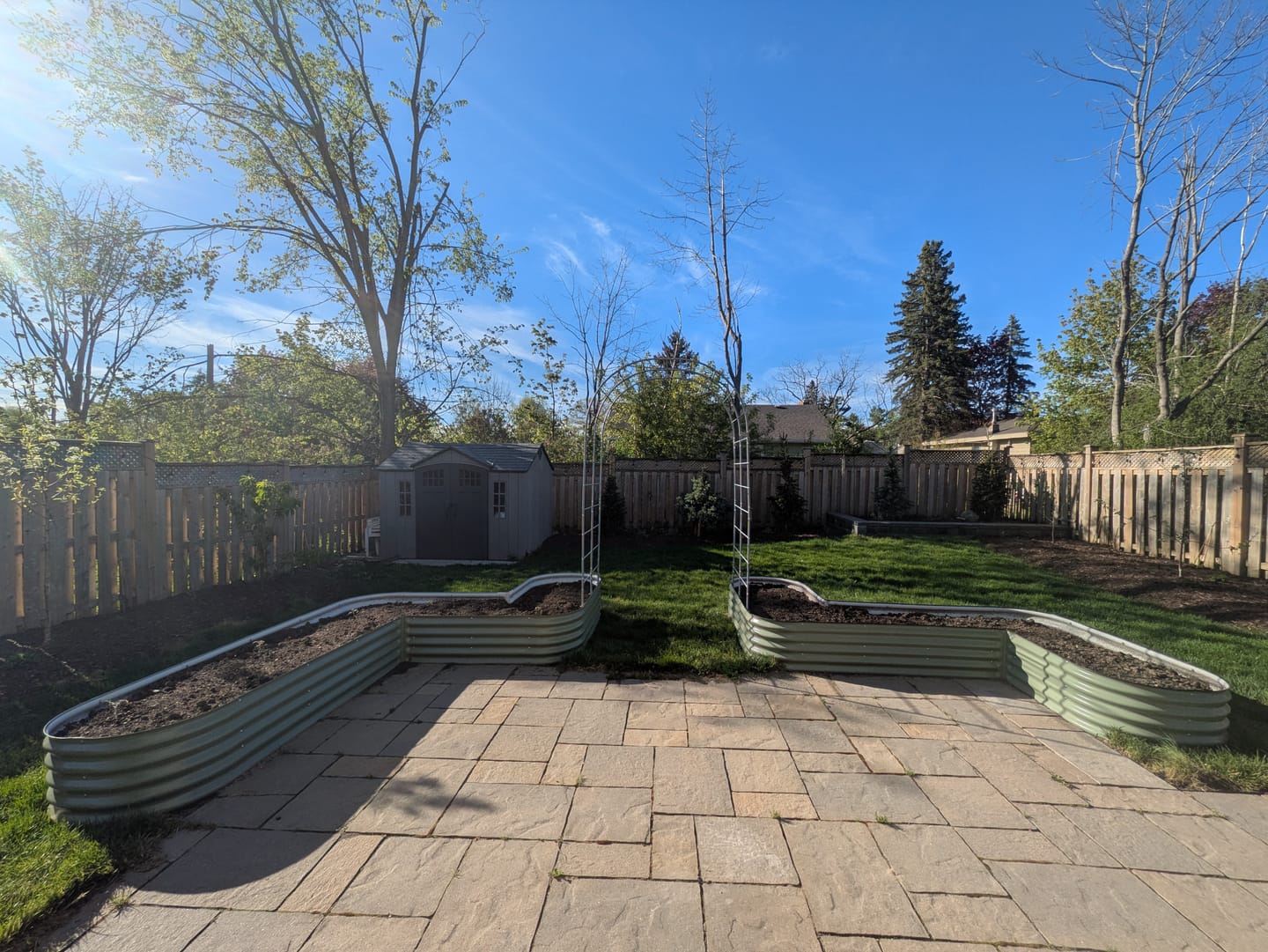 Customer photo review of Arch Garden Trellis