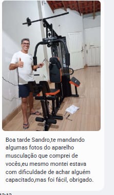 Customer photo review of Estação de Musculação Multifuncional UrbanFit 65k