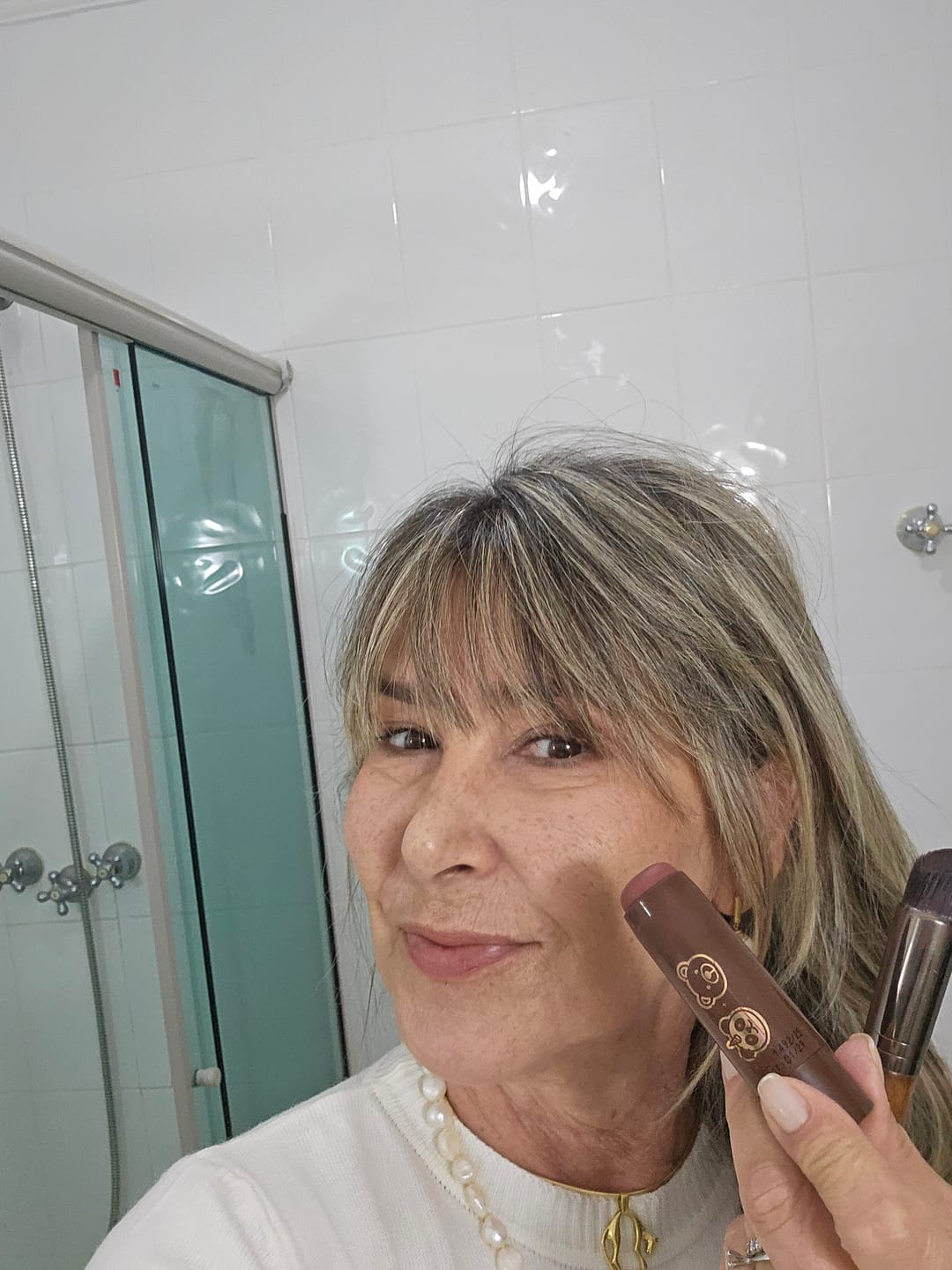 Customer photo review of Blush Stick Red Mocha Vizzela + La's