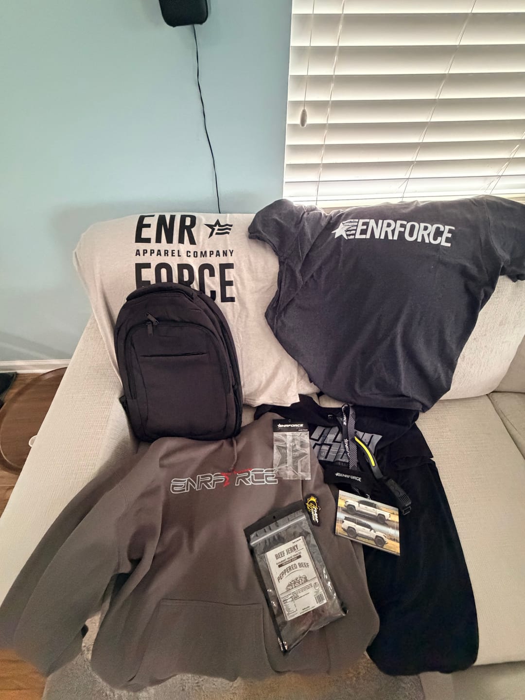 Customer photo review of Mystery Loaded Backpack