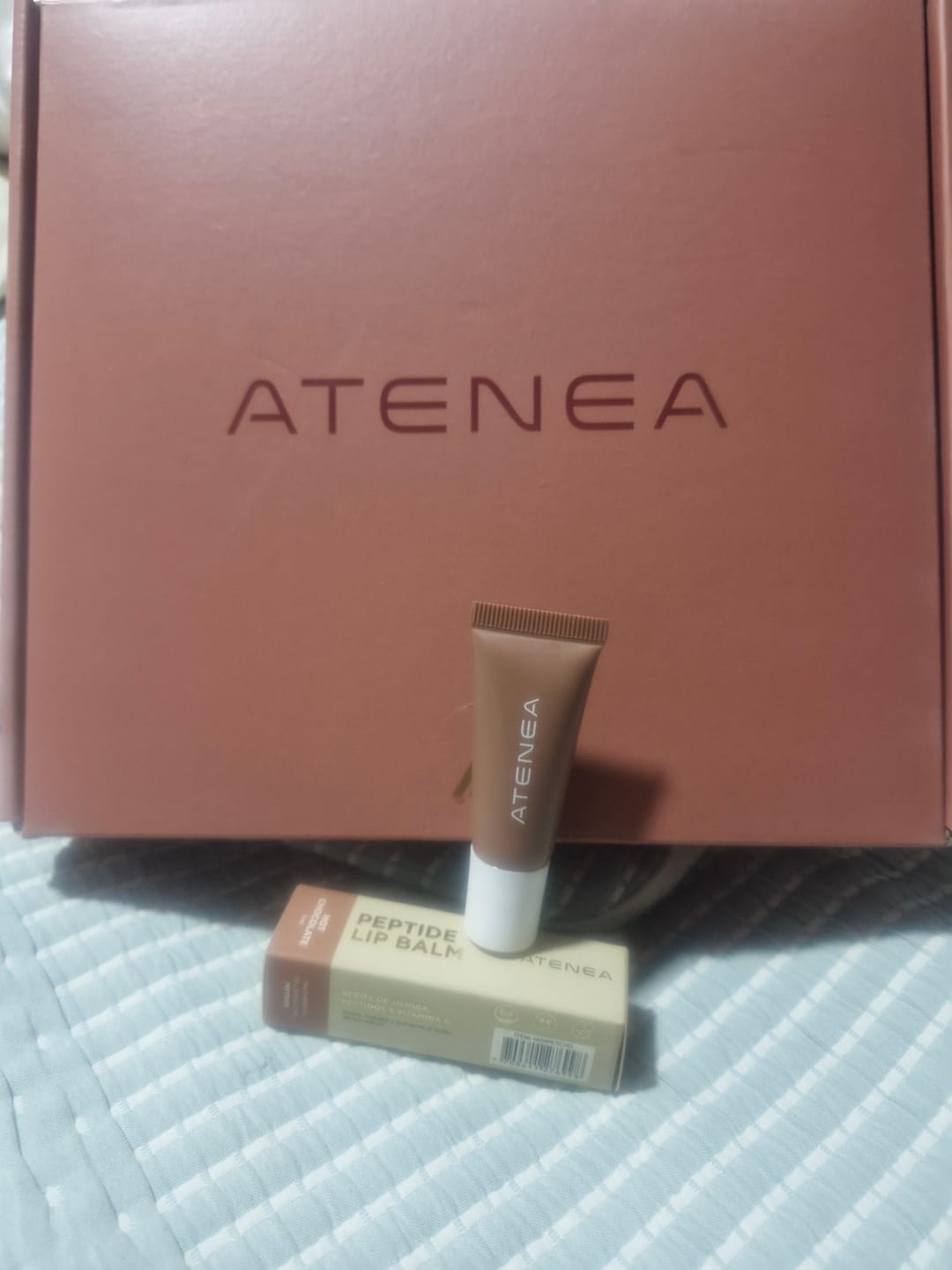 Customer photo review of PEPTIDE LIP BALM TRAVEL SIZE