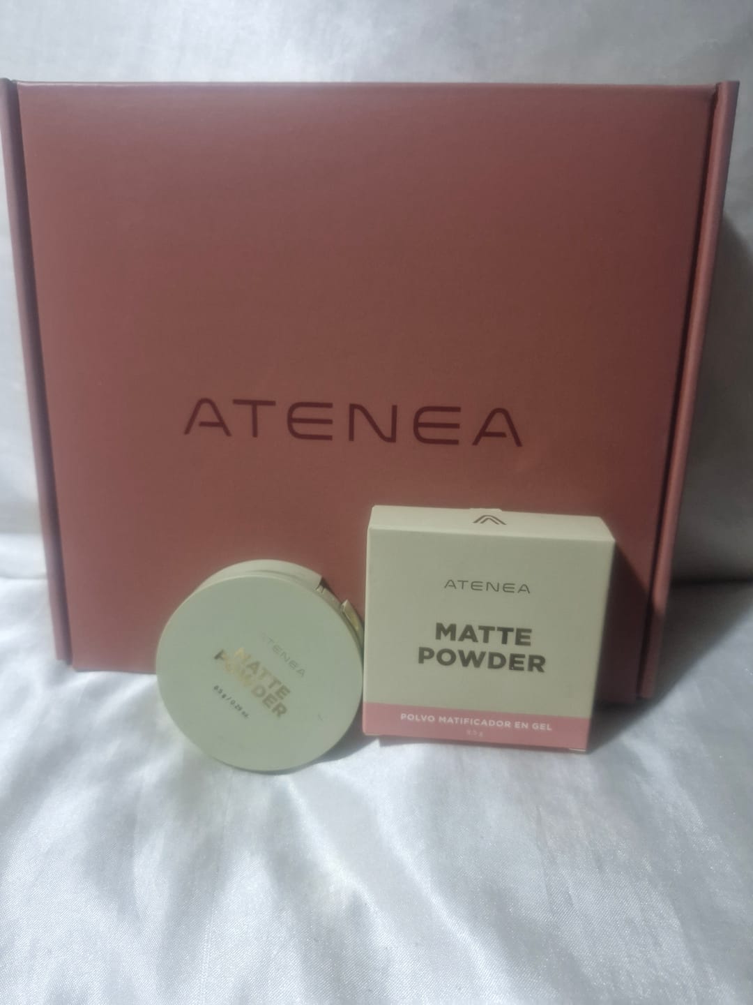 Customer photo review of POLVO EN GEL MATIFICANTE