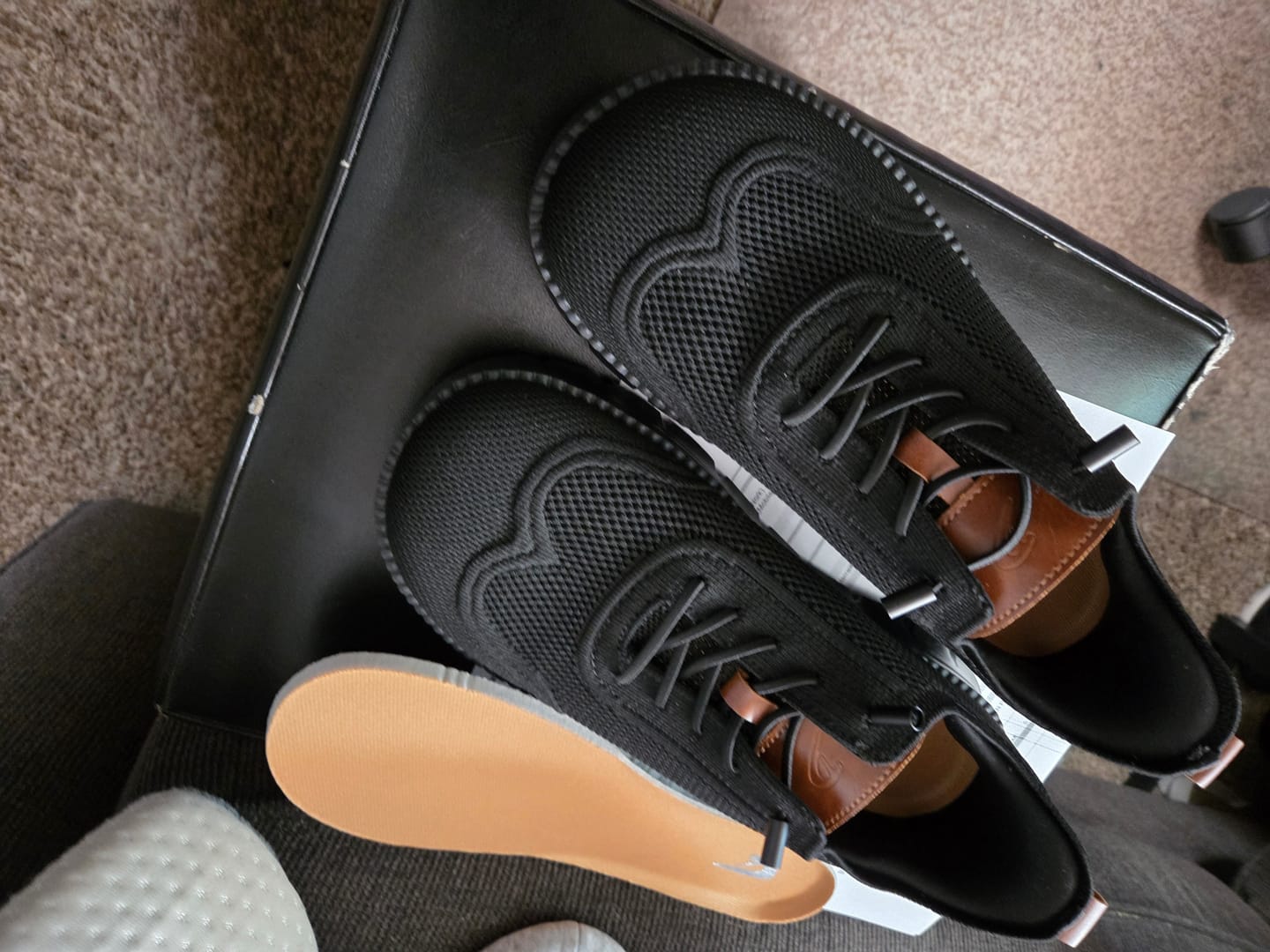 Customer photo review of Ultra Comfy - Healthy and Supportive Walking Shoes