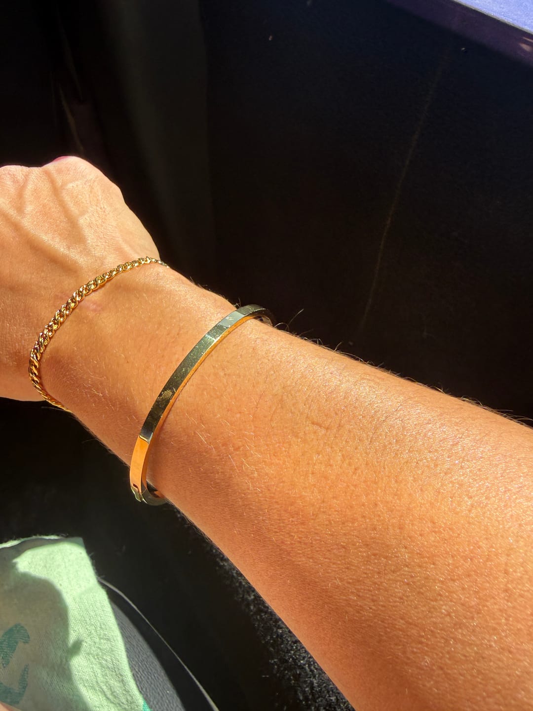 Customer photo review of Classic Flat Bangle