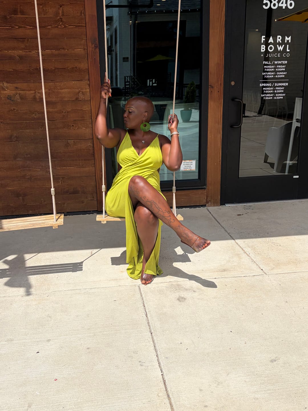 Customer photo review of Catch Me On The Night Ruched Maxi Dress Green