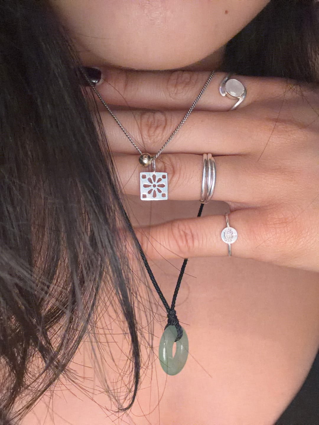 Customer photo review of 10K Star Spacer Bead