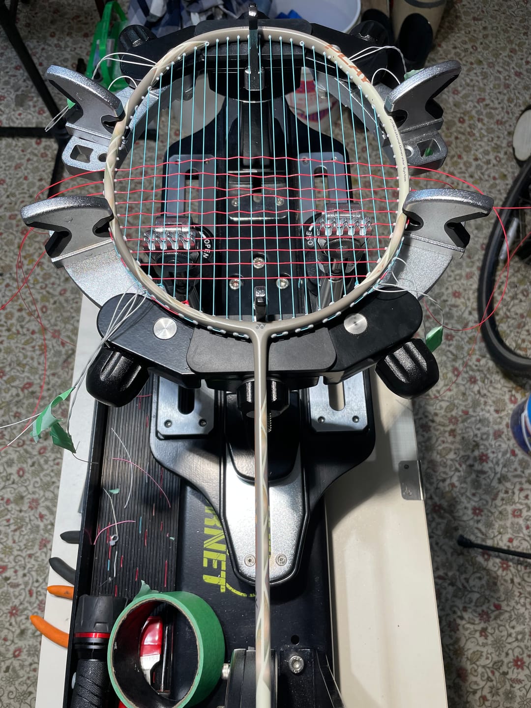 Customer photo review of Yonex ASTROX 77 Play Strung Badminton Racket [Light Beige]