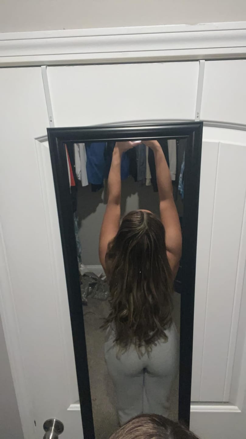 Customer photo review of Virgin XO Invisible Weft Butterfly Weft Extensions Brown #BM