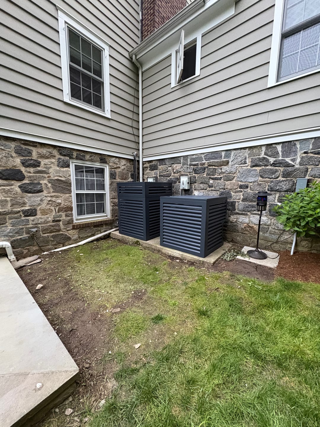 Customer photo review of Central AC Cover - Black