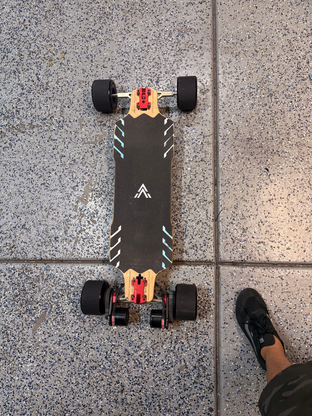 Customer photo review of Acedeck® x MADESK8® V2 Stealth 105mm/125mm Wheel- Acedeck Custom-Designed Edition