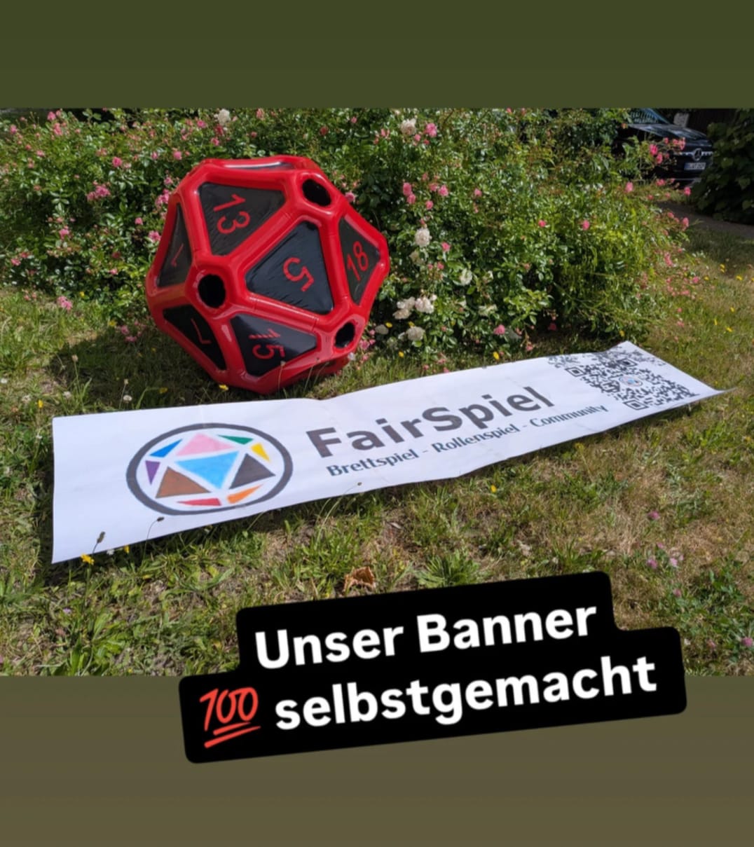 Customer photo review of XXXL D20 Würfel, 60 cm Durchmesser