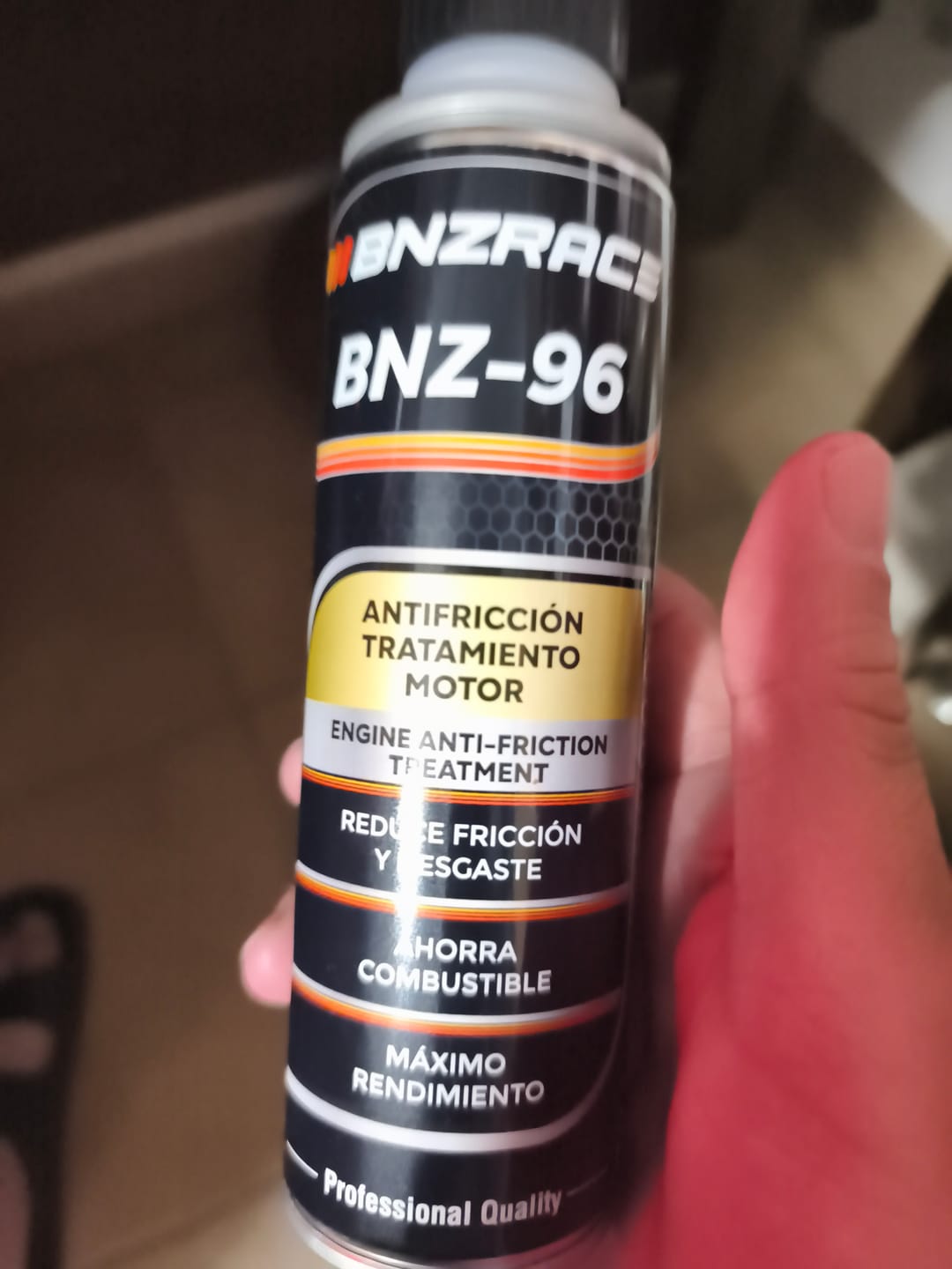 Customer photo review of BNZ-25 – Limpiador SIN SOLVENTES interno Motor. Limpia Mientras Conduces