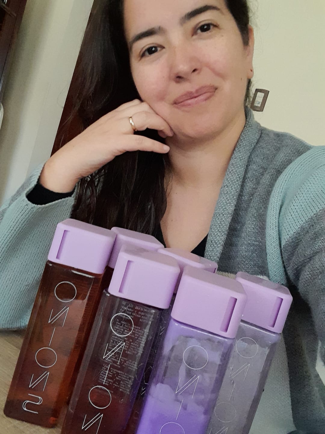 Customer photo review of Shampoo y Acondicionador