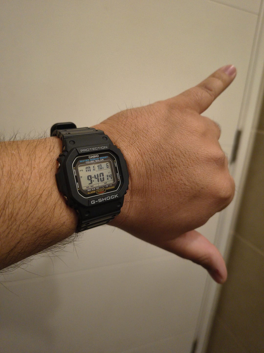 Customer photo review of Reloj Casio G-Shock Vintage G-5600UE-1 Tough Solar
