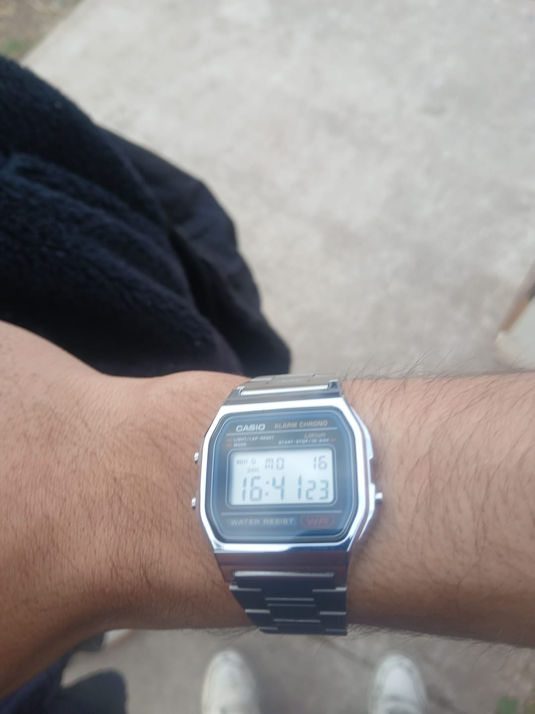 Customer photo review of Reloj Casio Vintage A158WA-1DF Azul/Plateado