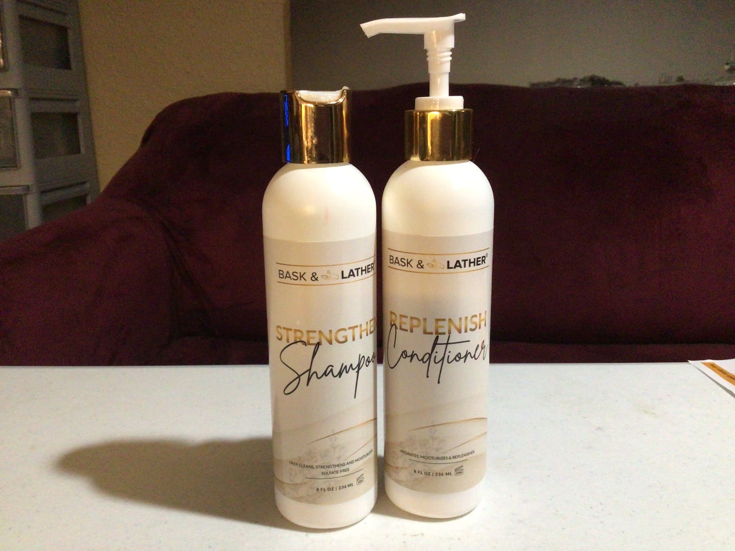 Customer photo review of Strengthen & Replenish Shampoo and Conditioner Set - Anti-Breakage