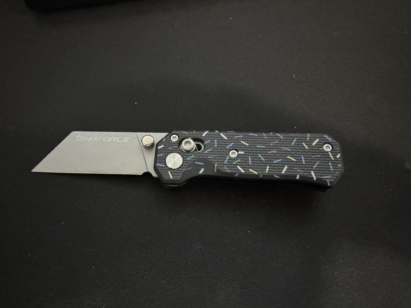 Customer photo review of Donut Shop Pocket Knife