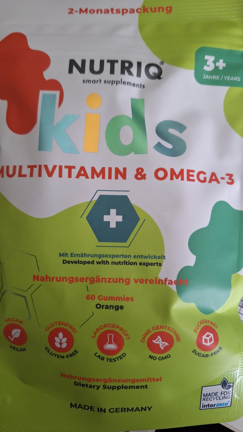 Customer photo review of Kids Multivitamin & Omega-3
